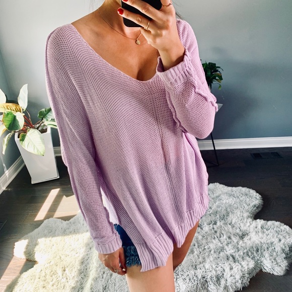 🏷Jilly Soft Sweater Knit Lliac - Picture 3 of 6